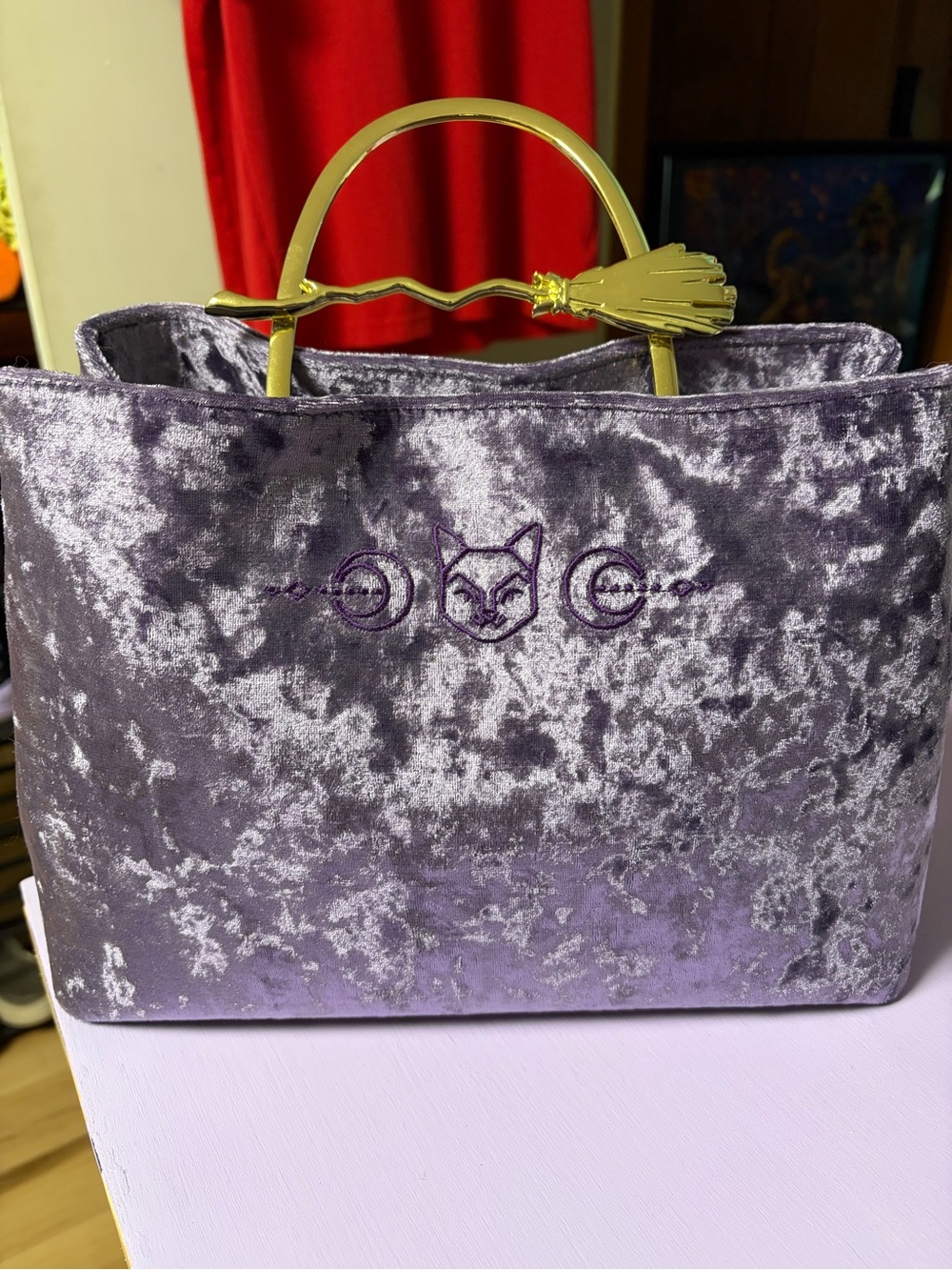 Loungefly Hocus Pocus velvet purple crossbody and Hocus Pocus wallet